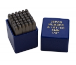 1/8" Letter and Number Punch Set 36 pc